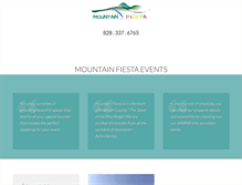 Tablet Screenshot of mountainfiesta.com